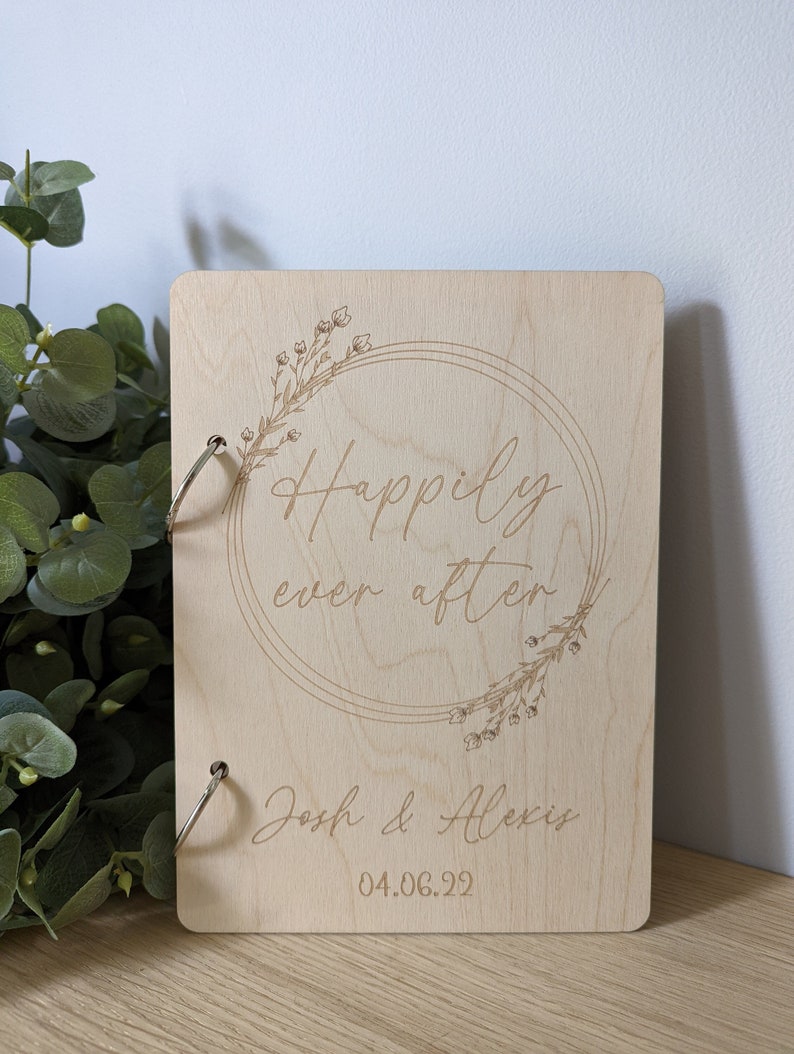 Engraved Personalised Wedding Card Keepsake/keeper Wedding Etsy
