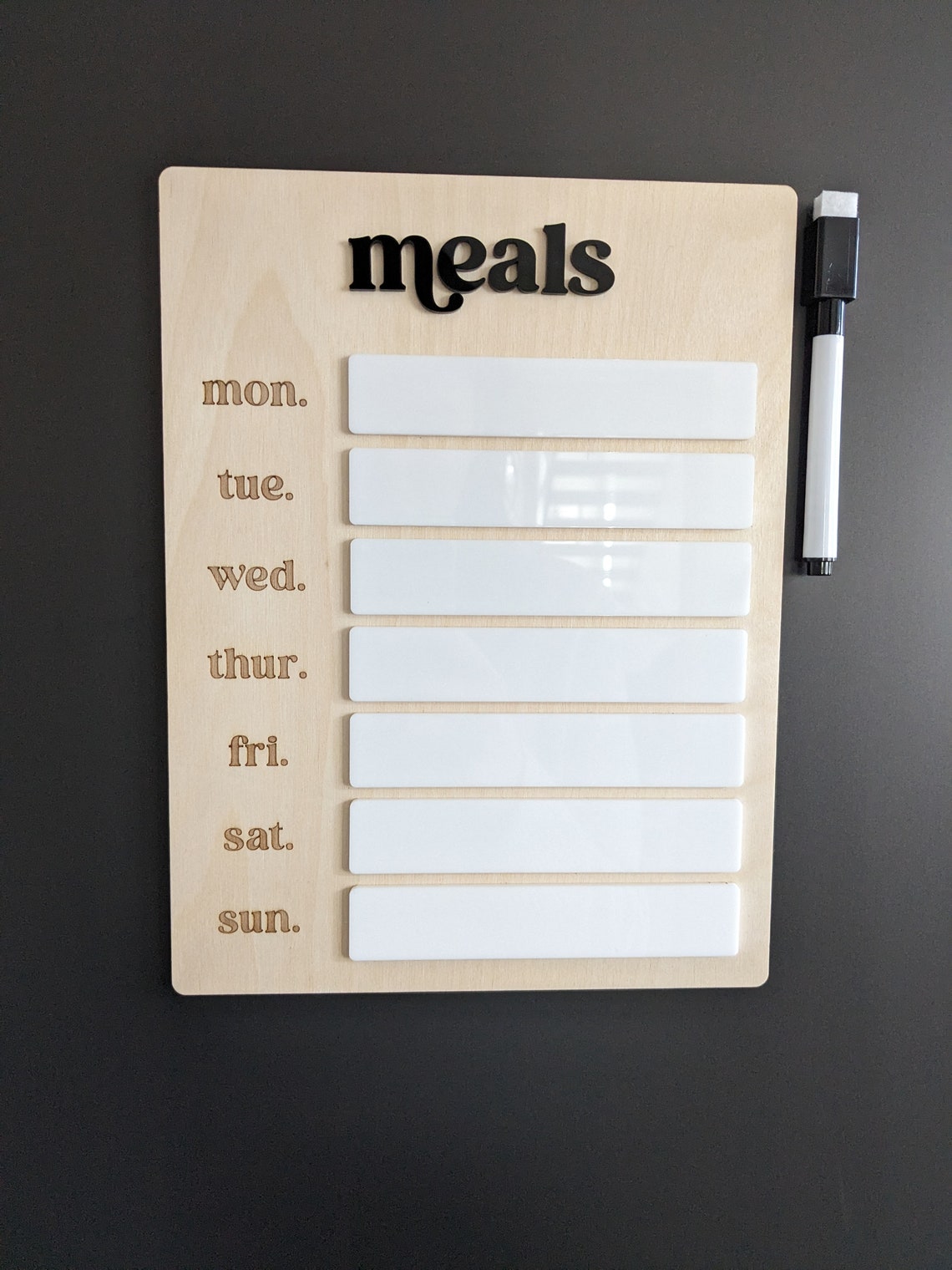 Reusable Weekly Meal Planner | Meal Plan | Meal Prep | Meal Planner