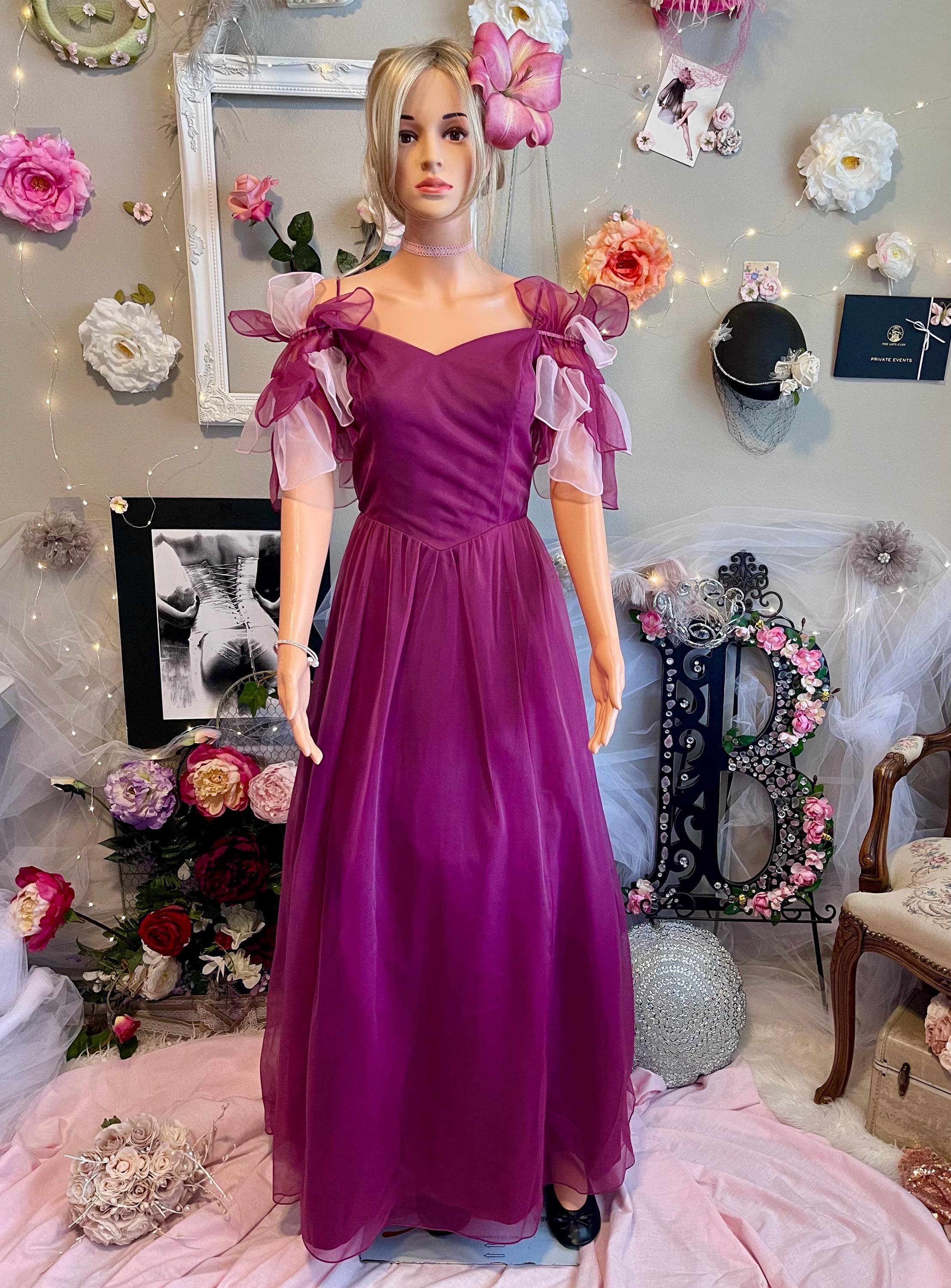 Formal Raspberry Pink Dress - Etsy