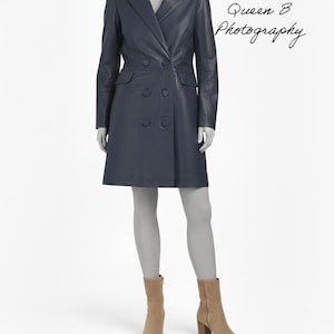 theory leather blazer dress Navy Women Retail Price:269.00