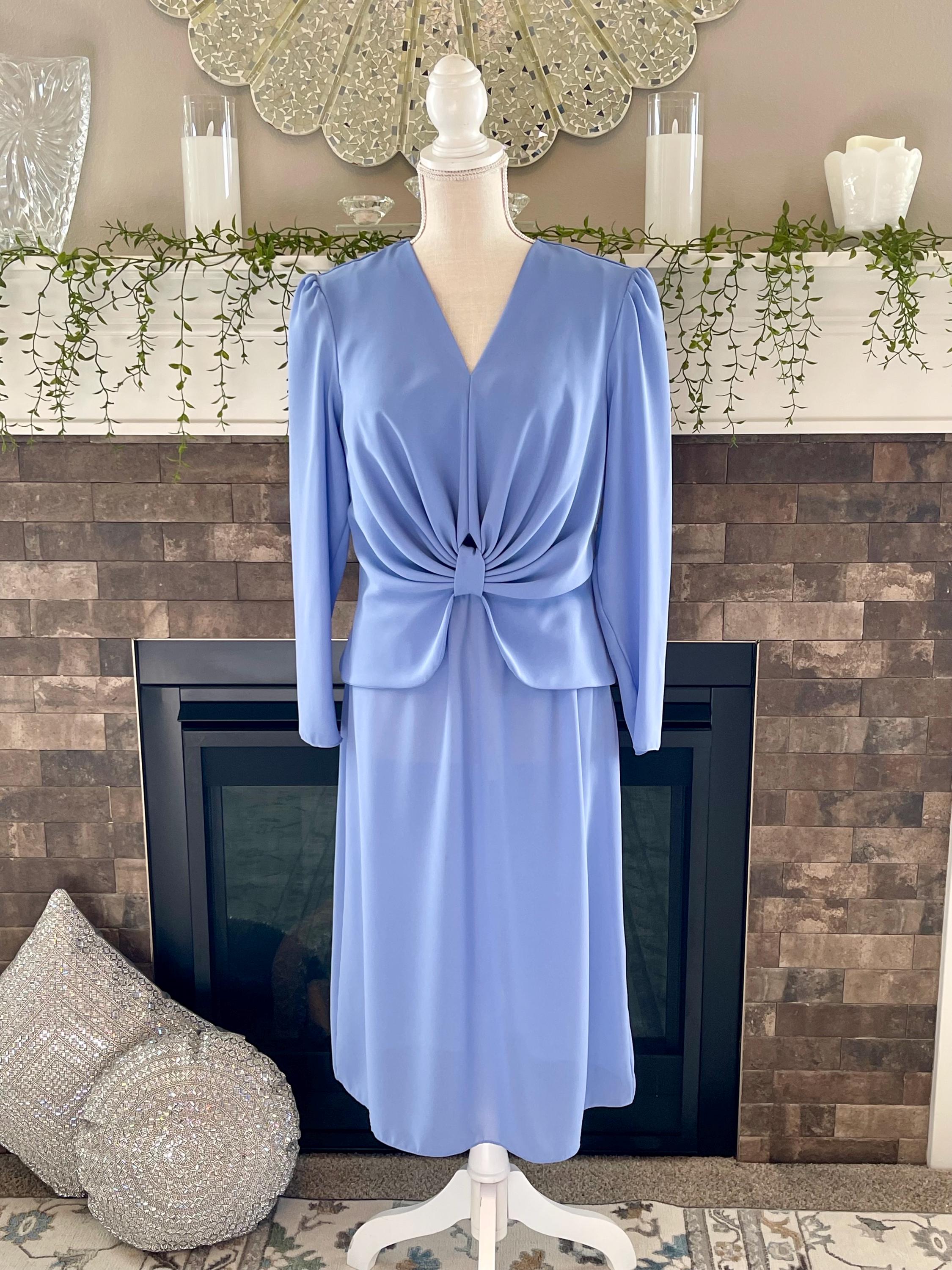 ワンピース BLUE WALLY SILK DRESS petal-and-pup-usa-dresses-