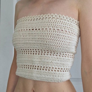 Crochet tube crop top PATTERN