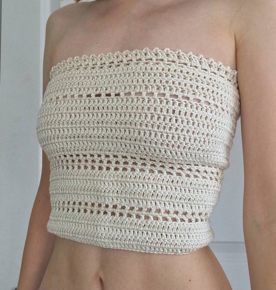 Crochet Tube Crop Top PATTERN - Etsy