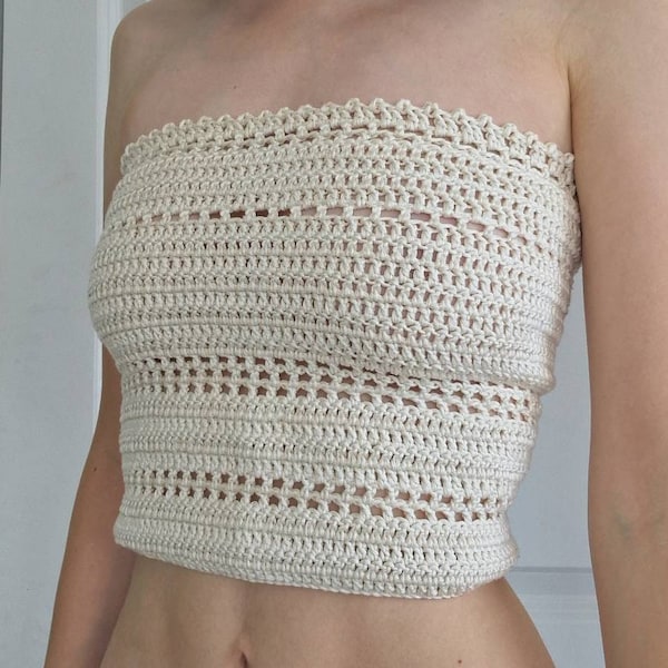 Crocheted Tube Top Etsy