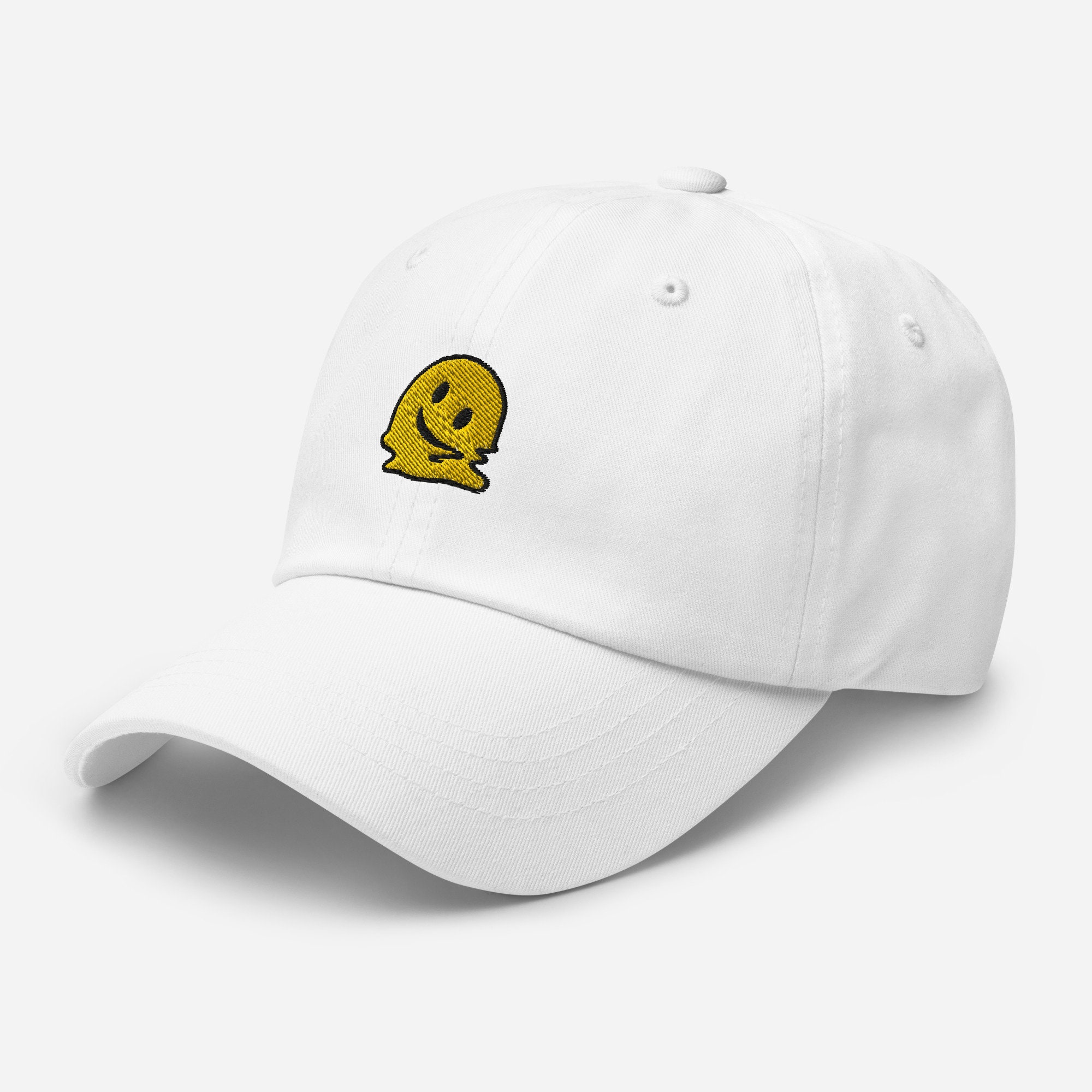 MELTING FACE Emoji Hat Melting Emoji Embroidered Emoji Etsy Canada