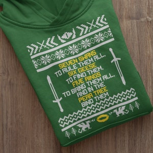 LOTR Ugly Sweater SVG, PNG, File digitale per l'uso con Cricut, Cammeo o altra macchina da taglio