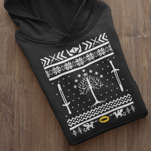 LOTR Tree of Gondor SVG, Ugly Christmas Sweater Multi-Layer Cut file for Cricut, Silhouette Cameo, Sublimation