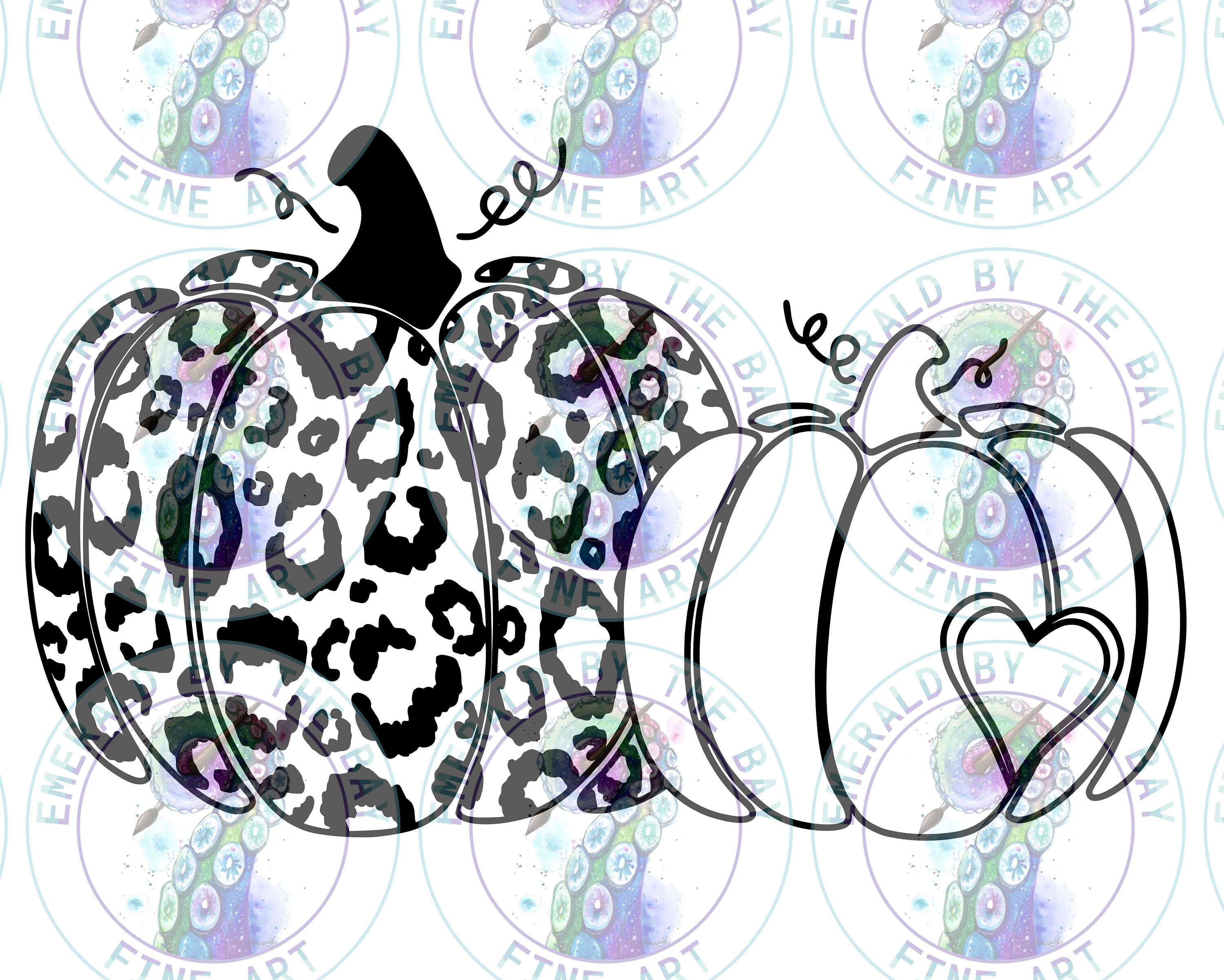 Leopard Pumpkins SVG PNG Cut Files for Cricut and Other - Etsy UK