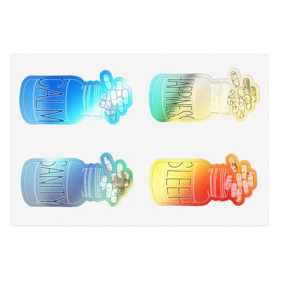 Medication Sticker Sheet Etsy