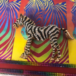 Bling Box/Zebra Handmade customizable, jewelry box.