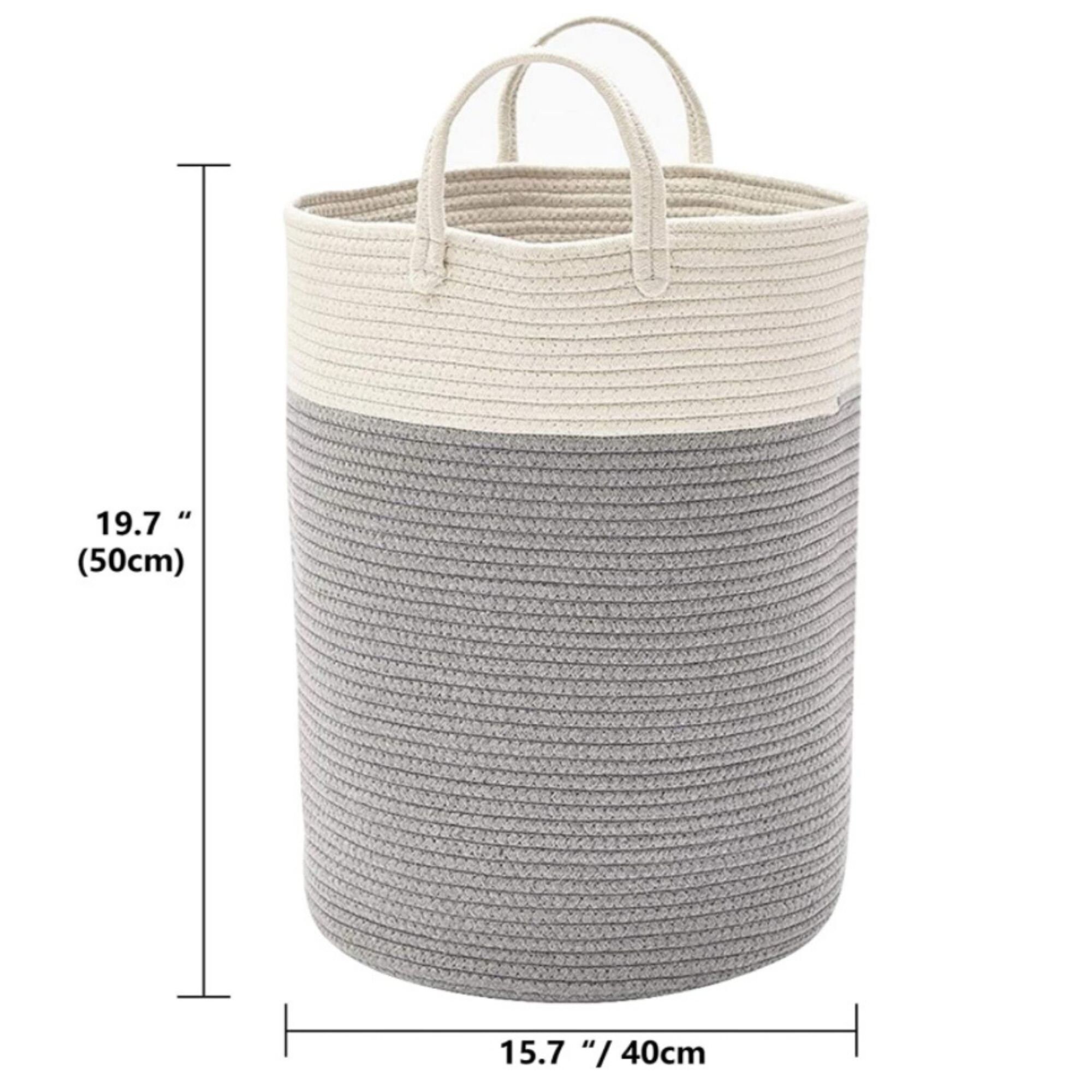 Laundry Basket Xxlarge Cotton Rope Woven Blanket Basket Baby Laundry