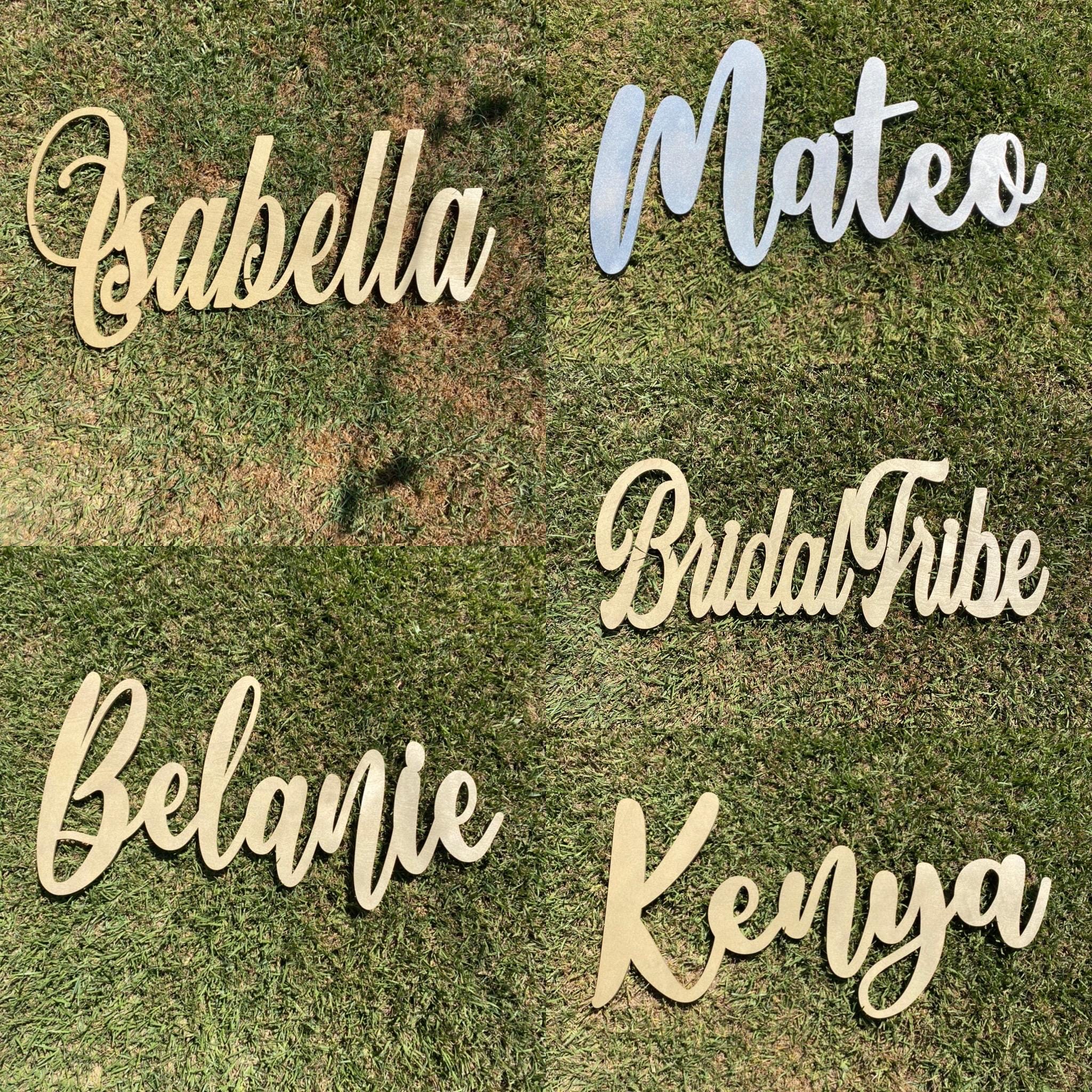 Custom Wooden Name Sign – Birch Plywood Nursery Decor - Etsy