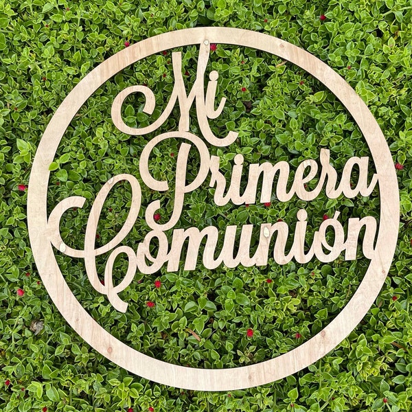 Mi Primera Comunion | First Communion| Mi Bautizo| Wood Signs| Backdrop Signs | Party Decorations