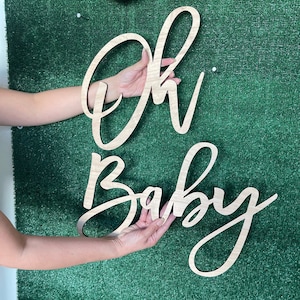 Oh Baby Sign, Oh Baby Shower, Gender Reveal, Cute Baby Shower back drop, Oh Baby Backdrop, Baby Announcement, Oh Boy, Oh Girl, Girl or Boy