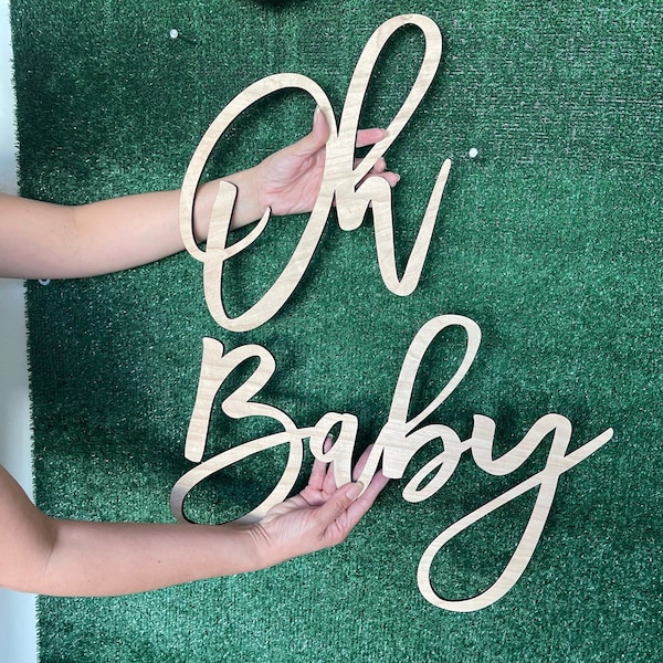 Oh Baby Sign, Oh Baby Shower, Gender Reveal, Cute Baby Shower back drop, Oh Baby Backdrop, Baby Announcement, Oh Boy, Oh Girl, Girl or Boy