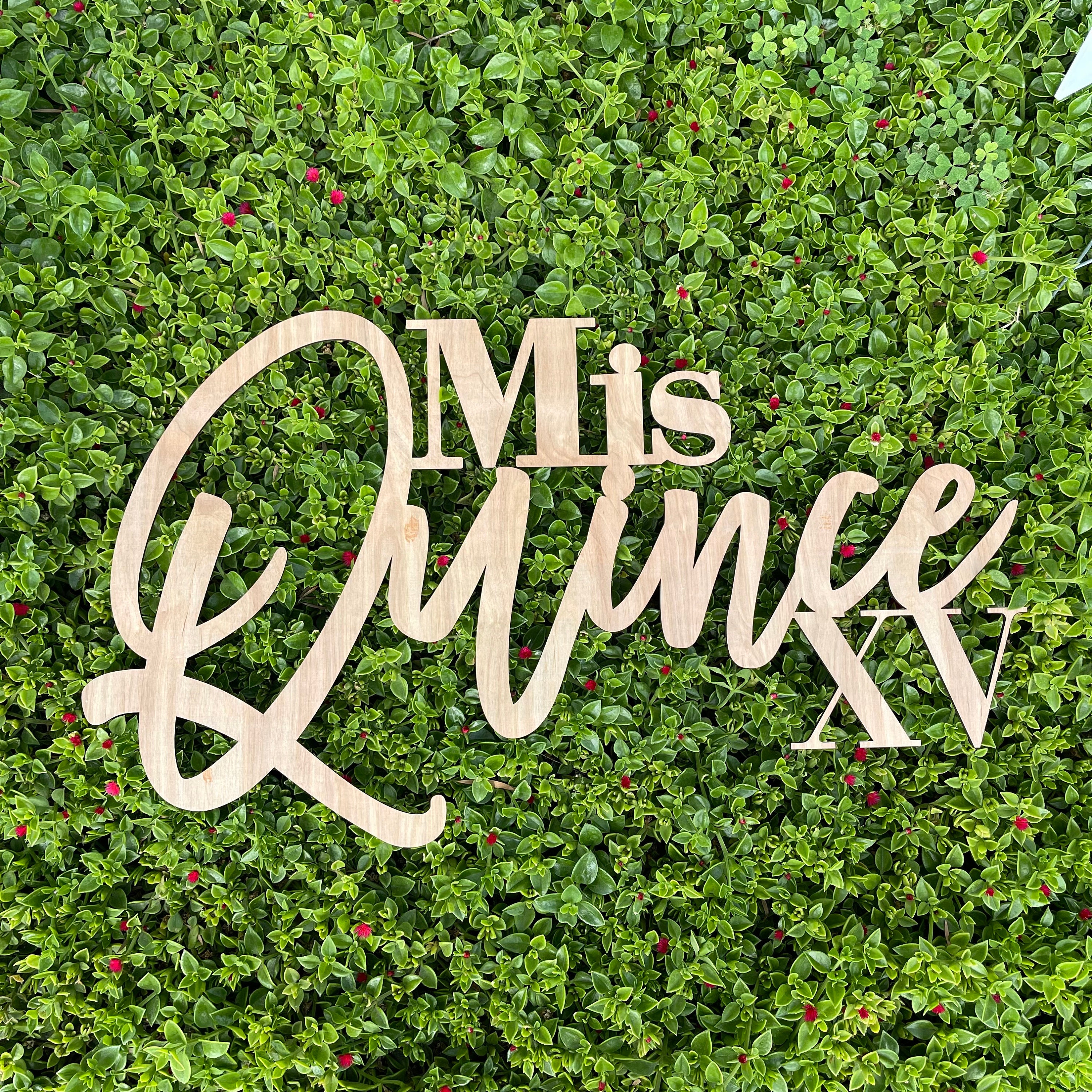 Mis Sign Mis Quince XV Wood Sign - Etsy