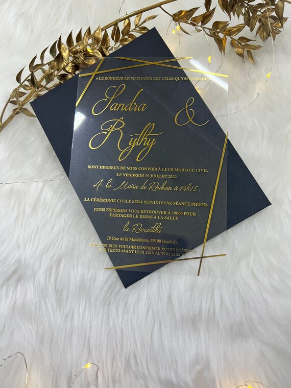 Mariage top civil invite