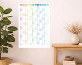 2026 Wall Calendars Bundle Printable A1 A2 A3 | Minimal & Colorful