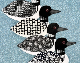 Sew On Loon Appliqués/Patches