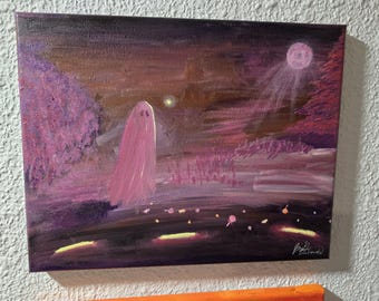 Acrylic Ghost Painting