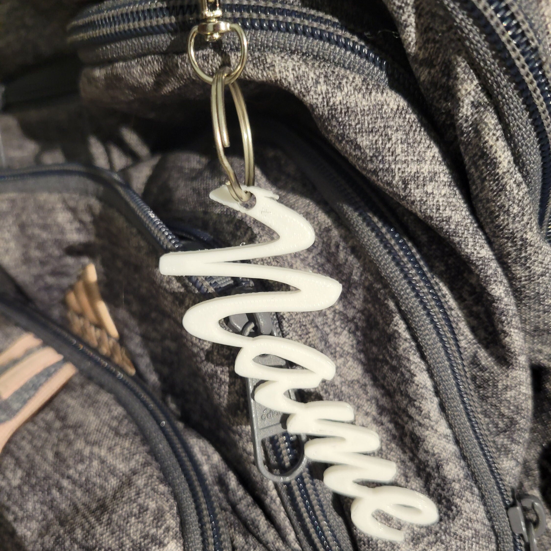 Keychain Cursive Custom Cursive Name Keychain - Etsy