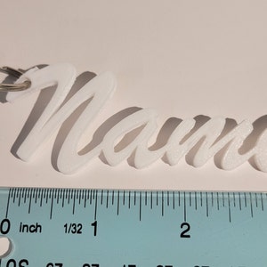 Keychain Cursive Custom Cursive Name Keychain - Etsy