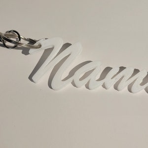 Custom Cursive Name Keychain