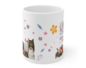 Ceramic Cat Mug, Cat Lover Mug, Pet Mug, Cat lady Mug