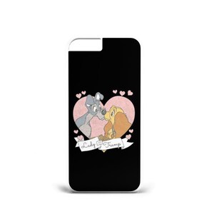 Disney Lady en de Vagebond Hartvorm I17 Telefoonhoesje Iphone Alle modellen en Samsung