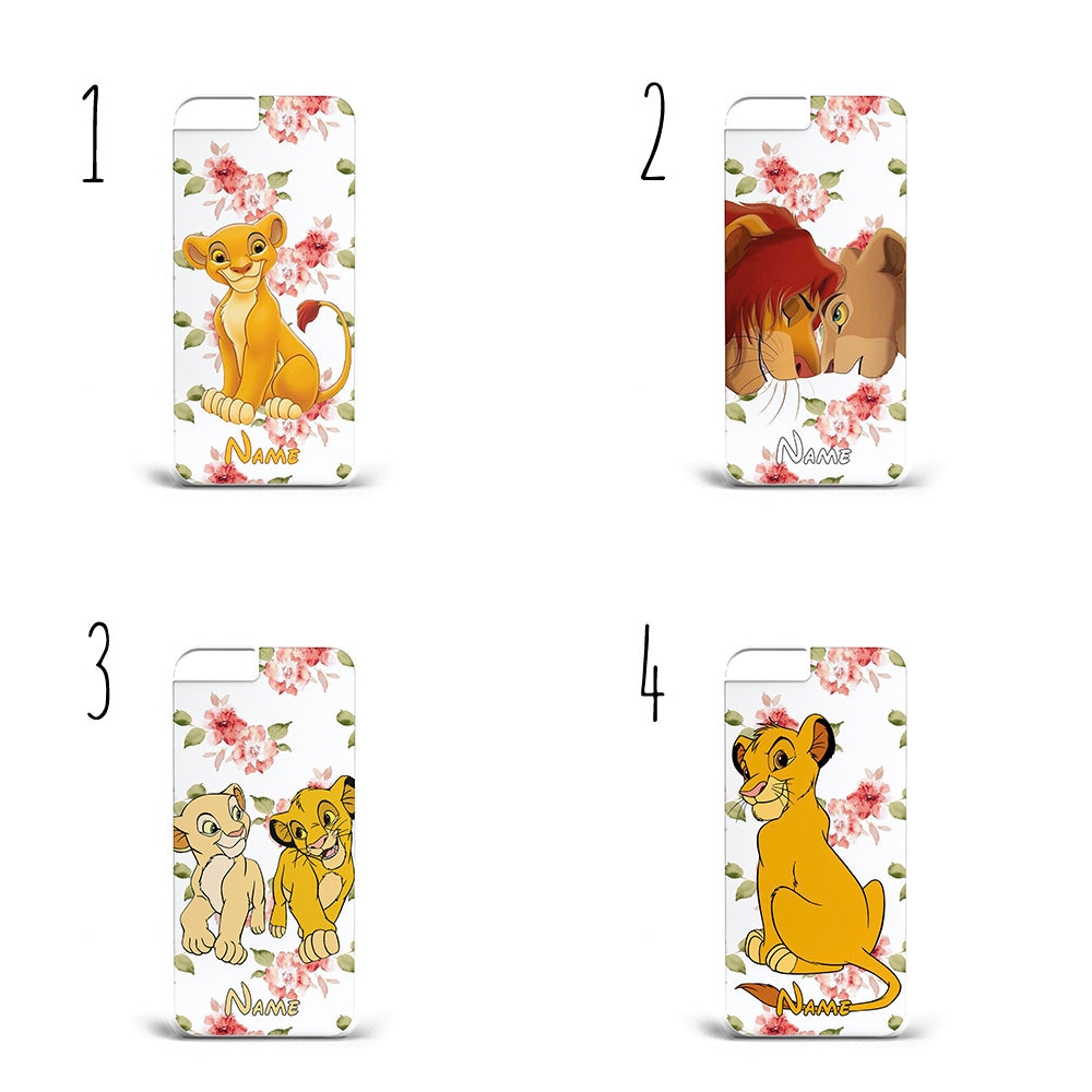 Case for Oppo A79 5G Official Disney Simba and Nala Silhouette - The Lion  King