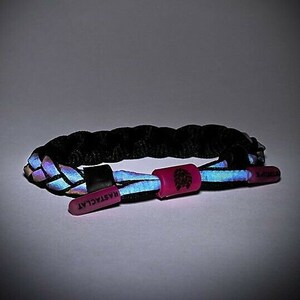 Brand New RASTACLAT 3M Reflective Dark Matter Shoelace Bracelet