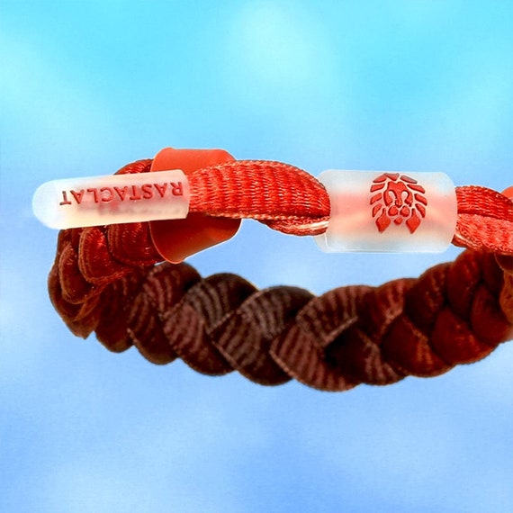 Brand New RASTACLAT Fired Edges Classic Bracelet in Red Black