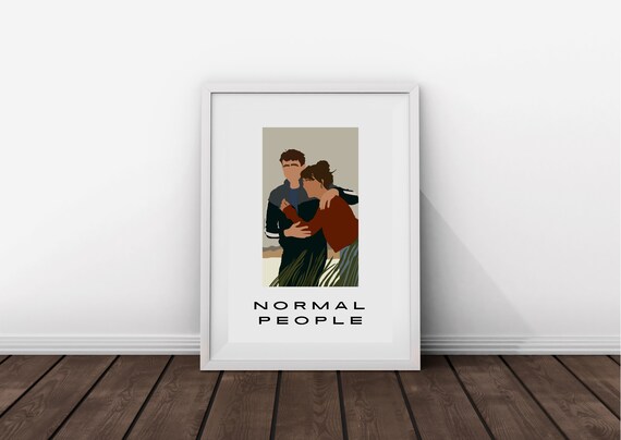 NORMAL PEOPLE PRINTABLE movie poster | film print | printable wallart | instant download | wall poster | minimalist digital illustration