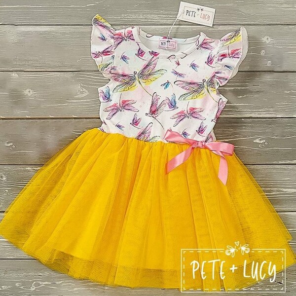 Pete & Lucy Neon Garden Tulle Dress