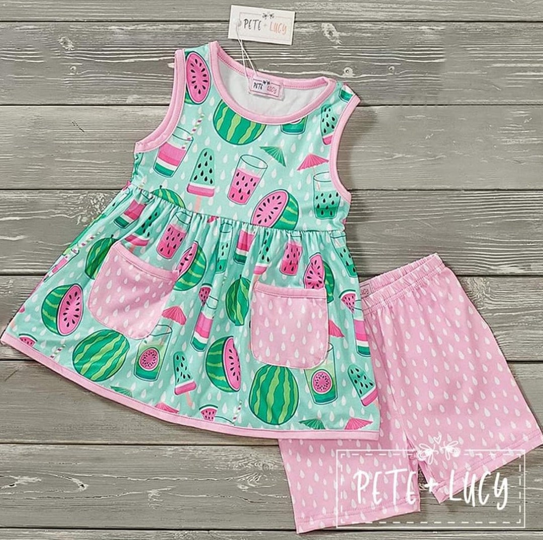Pete + Lucy Lily Pad Leapers Short Sleeve Dress main image 0