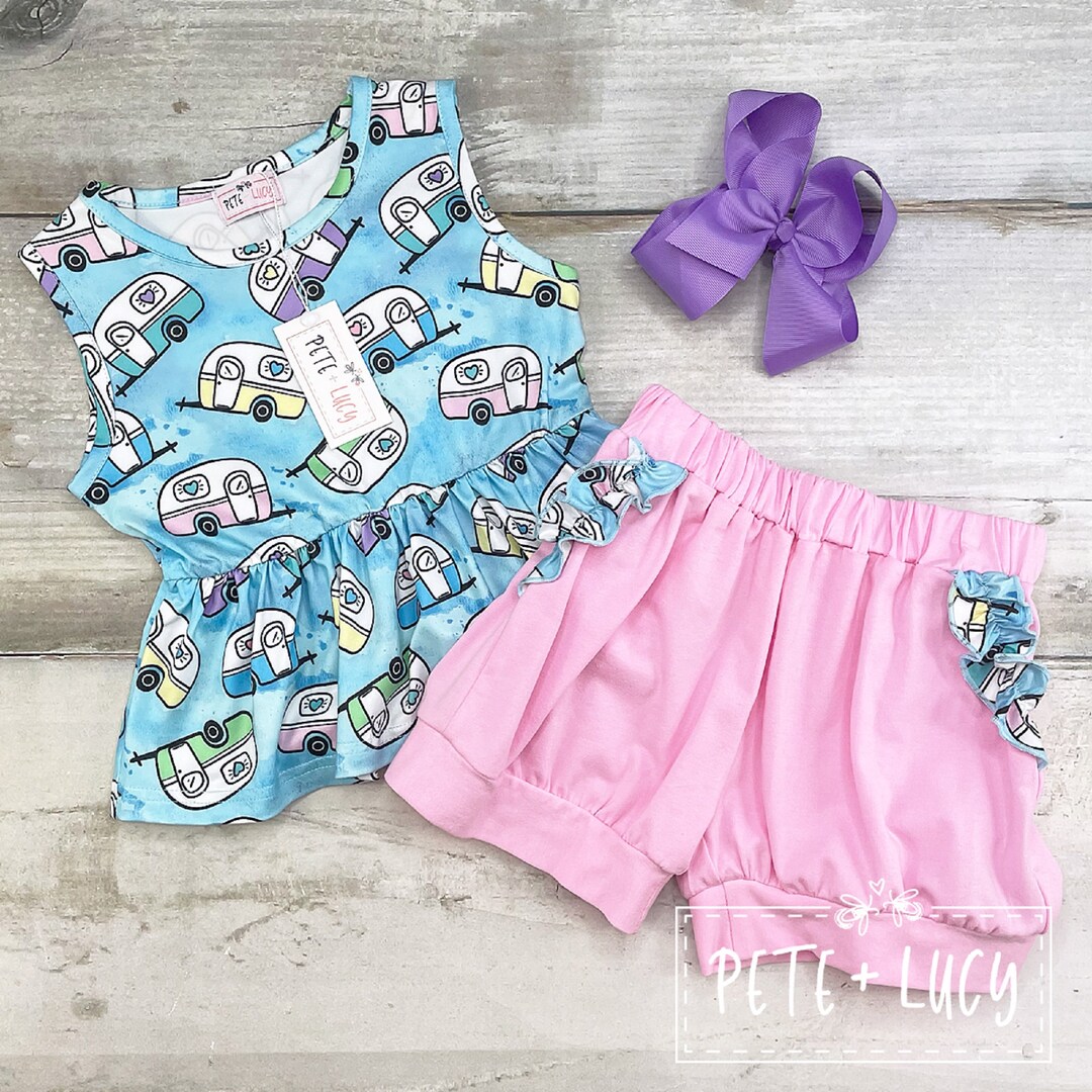 Pete Lucy Let's Go Glamping Short Set - Etsy