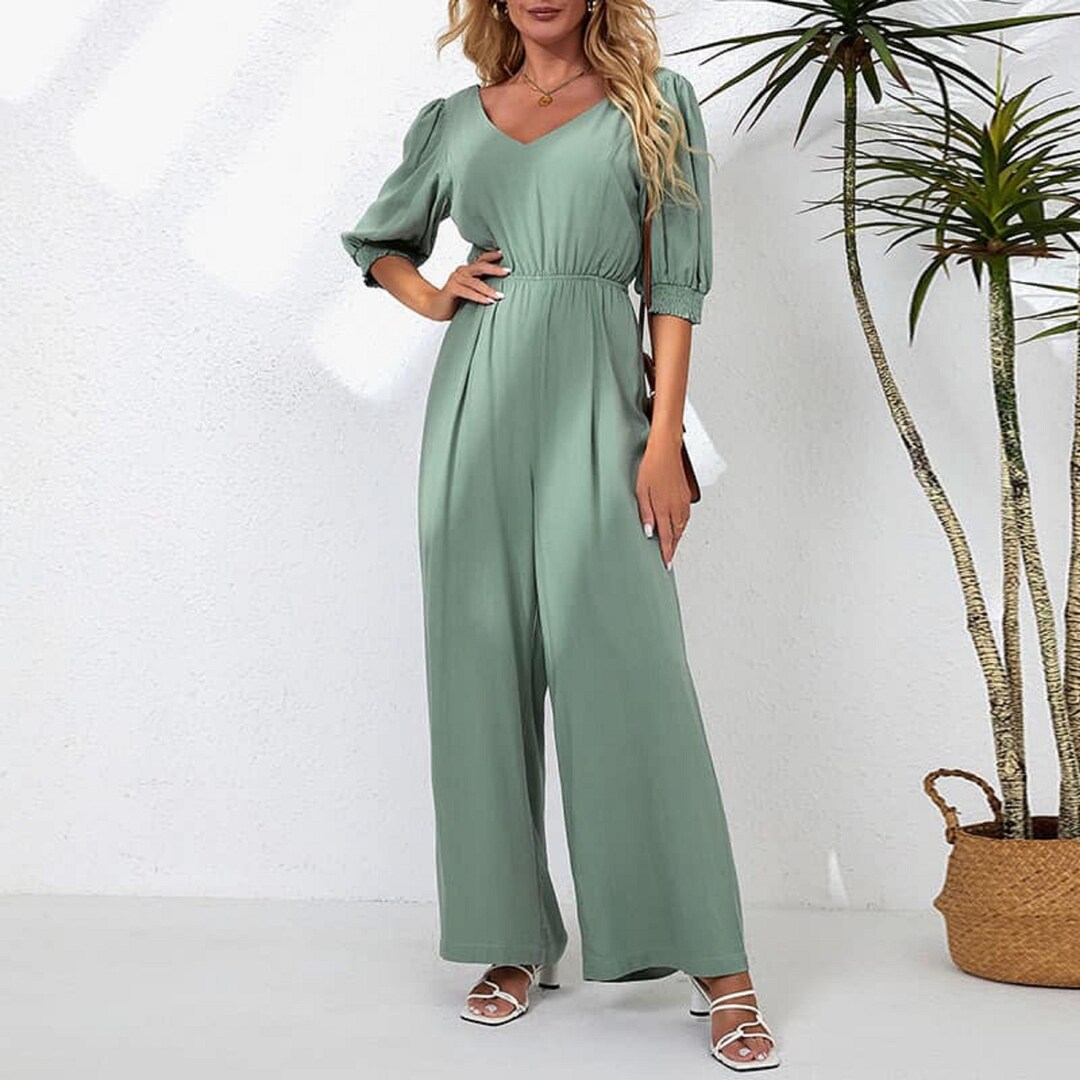 Sage Green Ladies Jumpsuit Etsy