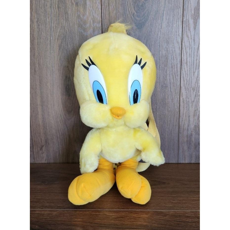 Vintage Looney Tunes Tweety Bird Zip-up Bag Backpack 13