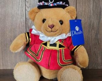 England British Birmingham Palace Guard Teddy Bear Plush Stuffed Animal