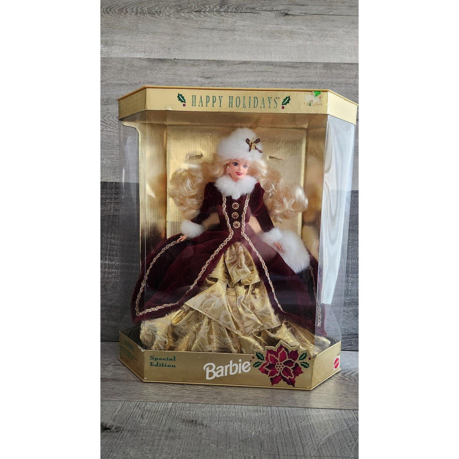1996 Happy Holidays Barbie Special Edition 15646 Vintage Christmas