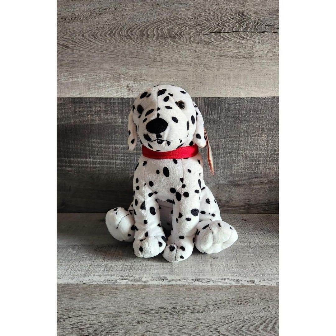 Peluche plush Chien 101 Dalmatiens Dalmatians Dog Chien Vintage Walt Disney : Achat occasion | Peluches Disney Très bon état