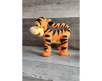 ヴィンテージ 1998 ディズニー しゃべる 跳ねる ティガー ぬいぐるみ