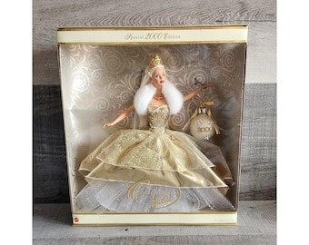 Weihnachtsfeier 2000 Barbie Special Edition Modepuppe Mattel 28269