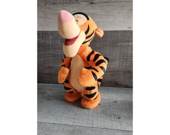 ヴィンテージ 1998 ディズニー しゃべる 跳ねる ティガー ぬいぐるみ