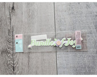 Bundel van vreugdewoorden - Scrapbooking Card Stickers (NIEUW) Jolee&#39;s