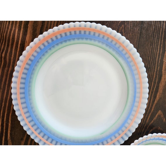 マクベスエバンス　パステルバンド　ブレッドプレートセット マクベスエバンス パステルバンド ブレッドプレートセット