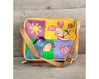 Vintage Disney Winnie the Pooh Thermos Lunchbox Collectible Bag