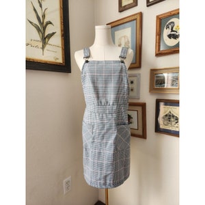 grey plaid overall dress Grey Plaid Overall Dresses for Women