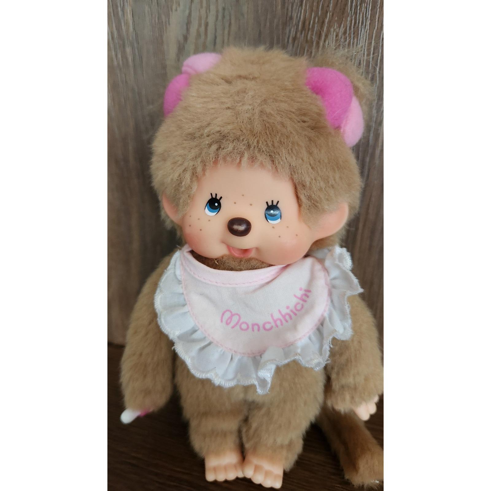 モンチッチ 天使からの贈り物 ベージュツインテールぬいぐるみ レトロ