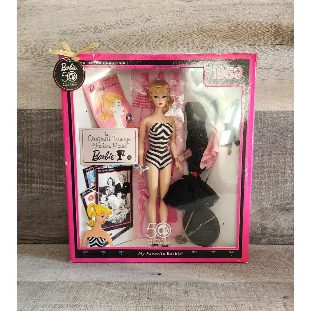バービー　ミニチュア　1959年　スイムスーツ　ファッションモデル　リプロ　復刻 1959 バービー - Etsy 日本